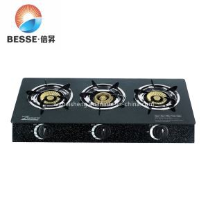 เตาแก๊สสามหัวเตาโต๊ะกระจกนิรภัย